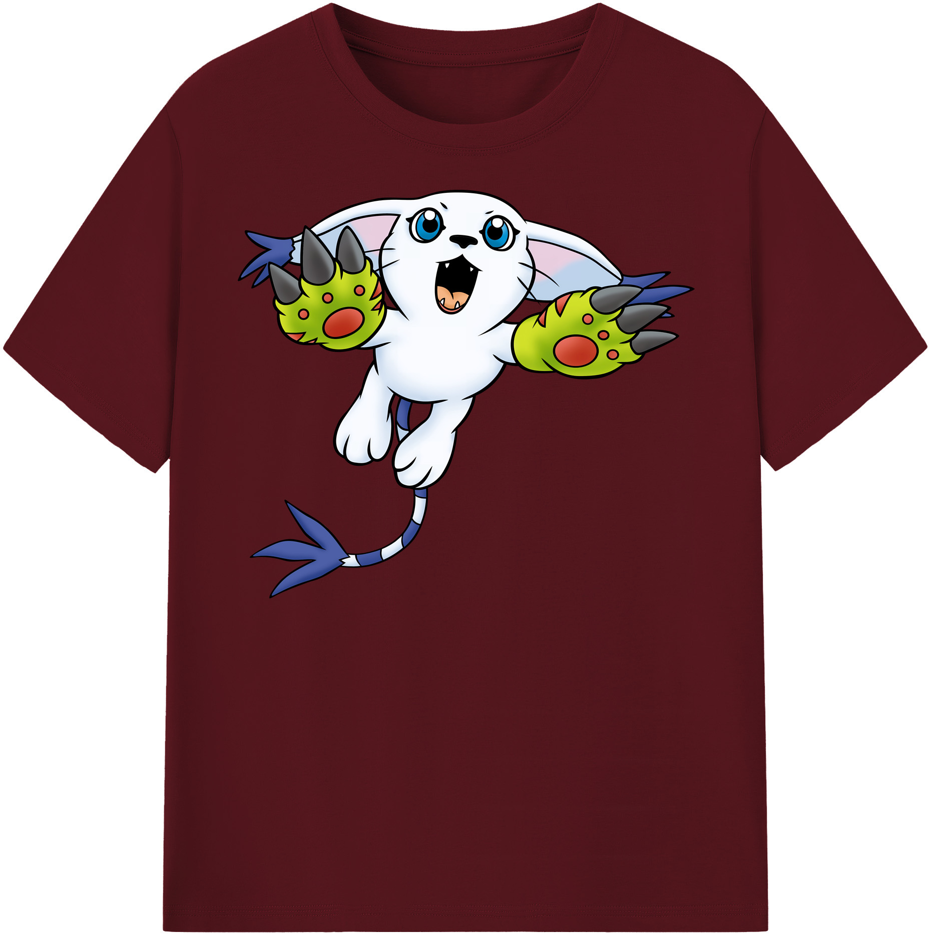（画像用） Digimon デジタルモンスター/デジモン 綿100％半袖Tシャツ（フロントプリント）